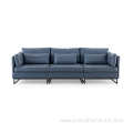 Classic Comfortable Leather Sofa for Living Room Furniture